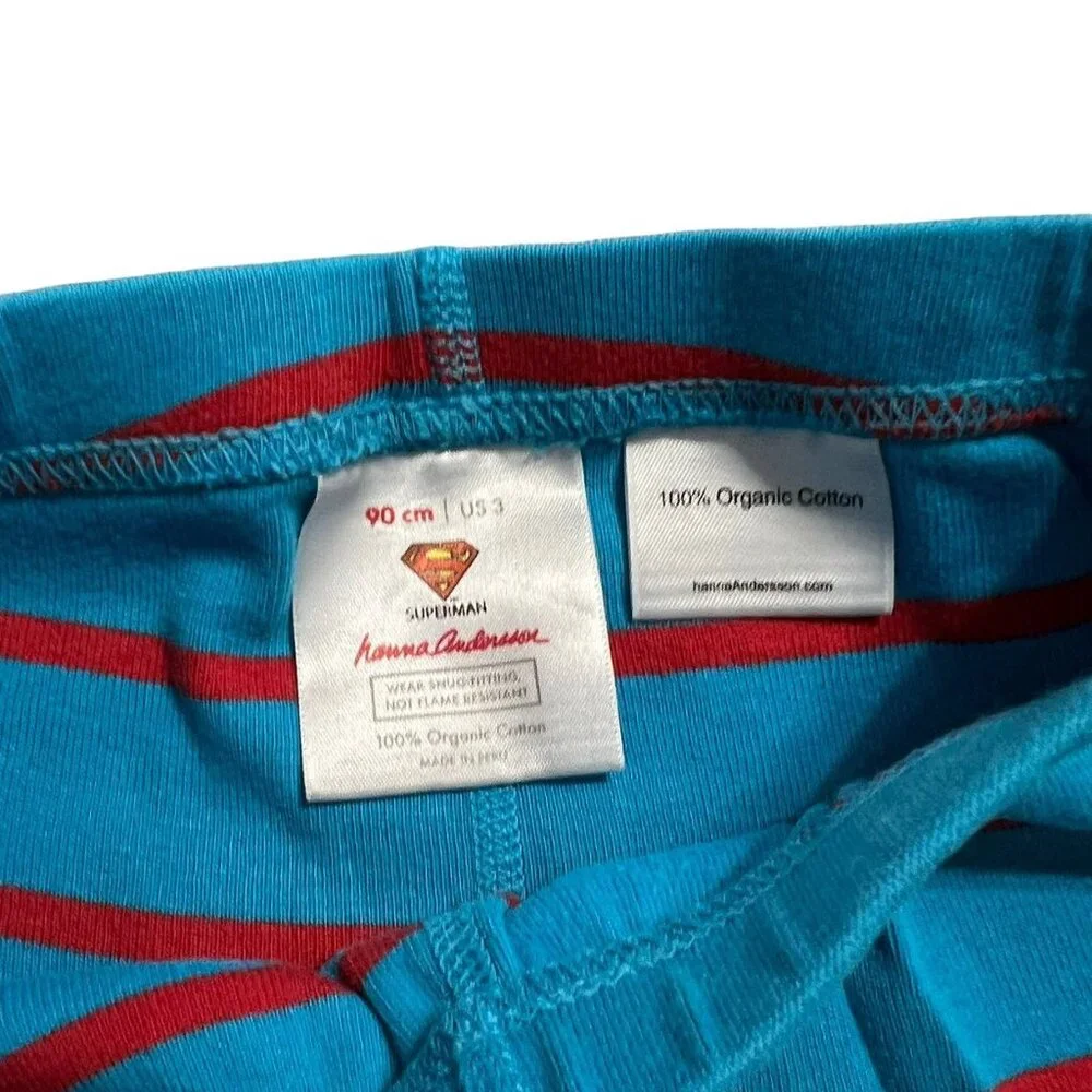 Hanna Andersson Sz 90 (3) Superman Short Pajamas